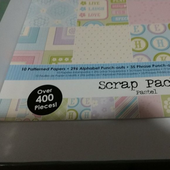 Scrap Pack By Colorbok Acid & Lignin Free Over 400 Pieces New. - Picture 3 of 6